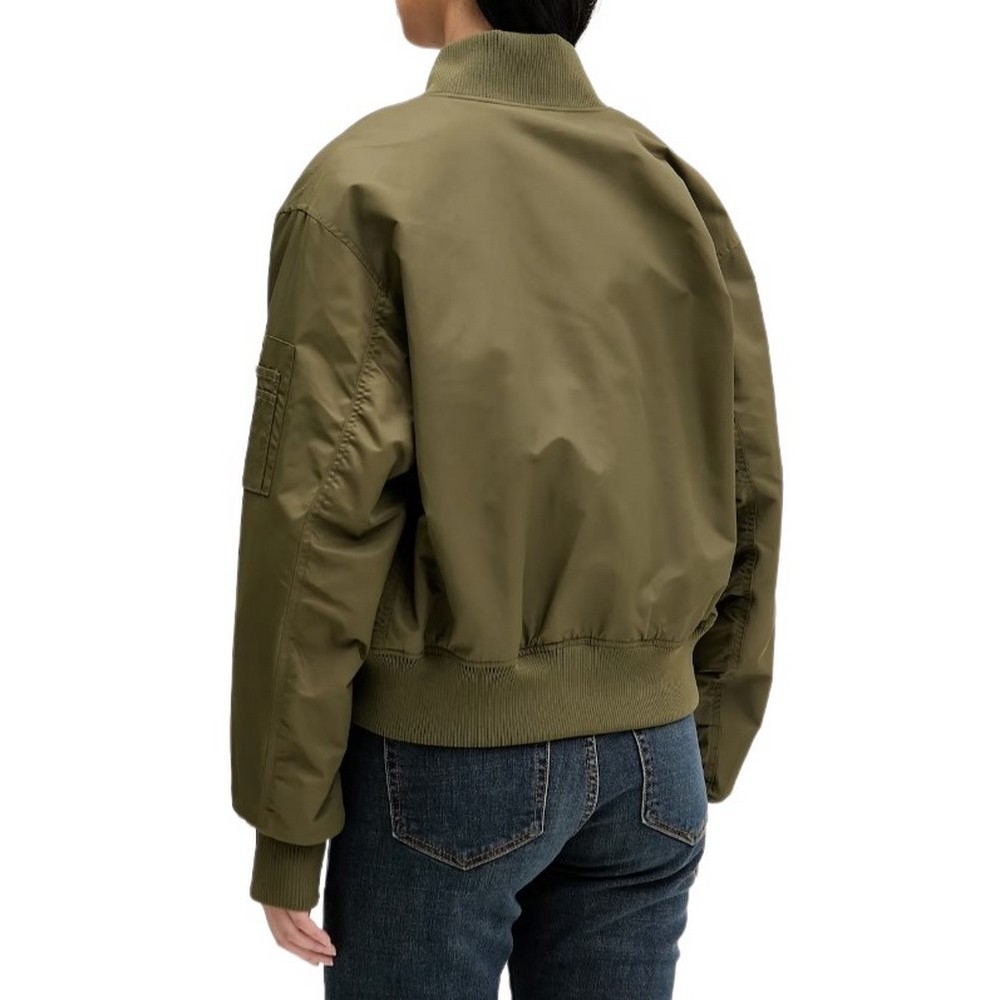 TOMMY JEANS ESSENTIAL BOMBER JACKET ΜΠΟΥΦΑΝ ΓΥΝΑΙΚΕΙΟ OLIVE