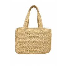 CALVIN KLEIN BOLD RAFFIA MEDIUM TOTE ΤΣΑΝΤΑ ΓΥΝΑΙΚΕΙΑ NATURAL