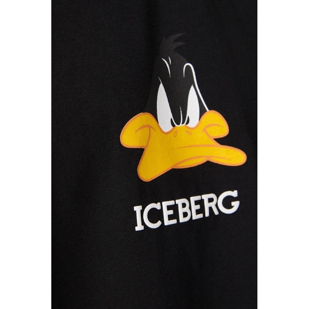 ICEBERG JERSEY T-SHIRT ΜΠΛΟΥΖΑ ΑΝΔΡΙΚΗ BLACK ICEBERG JERSEY T-SHIRT ΜΠΛΟΥΖΑ ΑΝΔΡΙΚΗ BLACK