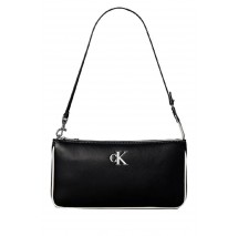 CALVIN KLEIN CONTRAST CK CONVERTIBLE POUCH ΤΣΑΝΤΑ ΓΥΝΑΙΚΕΙΑ BLACK
