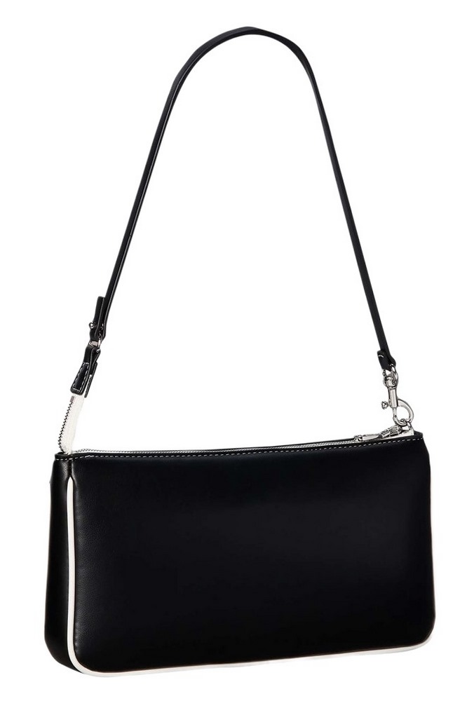 CALVIN KLEIN CONTRAST CK CONVERTIBLE POUCH ΤΣΑΝΤΑ ΓΥΝΑΙΚΕΙΑ BLACK
