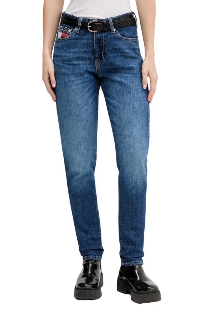 TOMMY JEANS LUCY MR SLIM RWB EI5159 ΠΑΝΤΕΛΟΝΙ ΓΥΝΑΙΚΕΙΟ DARK BLUE