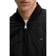 TOMMY JEANS  LW QUILTED BOMBER JACKET ΜΠΟΥΦΑΝ ΑΝΔΡΙΚΟ BLACK