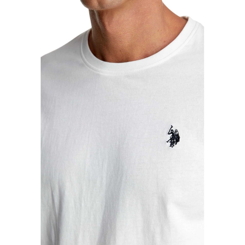 U.S POLO ASSN 49351 T-SHIRT ΜΠΛΟΥΖΑ ΑΝΔΡΙΚH WHITE