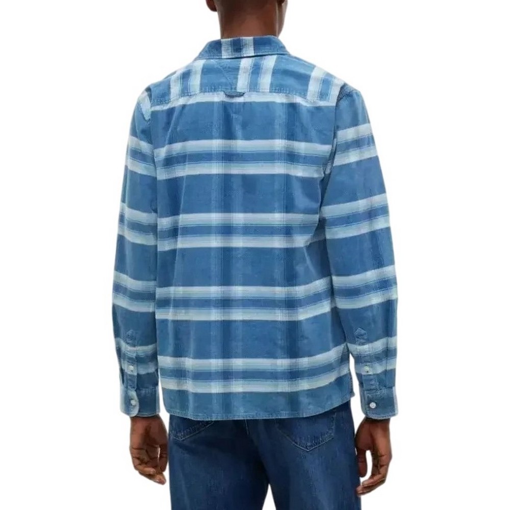 TOMMY JEANS REG PATTERN CORDUROY SHIRT ΠΟΥΚΑΜΙΣΟ ΑΝΔΡΙΚΟ CIEL