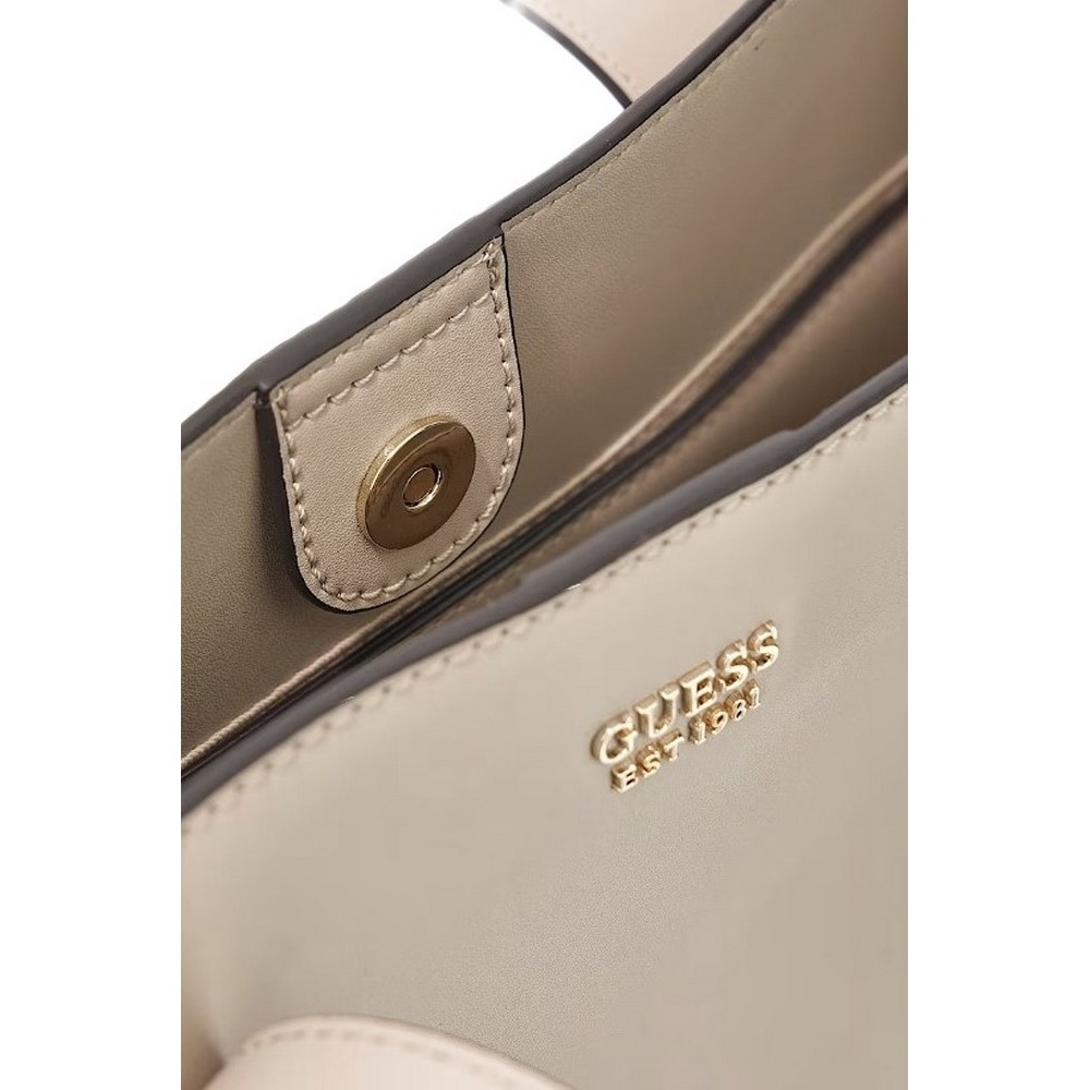 GUESS JOVIE SOCIETY SATCHEL ΤΣΑΝΤΑ ΓΥΝΑΙΚΕΙΑ TAUPE