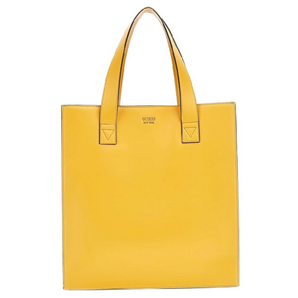 GUESS JOVIE SOCIETY SATCHEL ΤΣΑΝΤΑ ΓΥΝΑΙΚΕΙΑ YELLOW