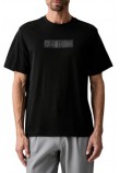 CALVIN KLEIN 20S EU RECT EMBRD CALVIN GRPH T-SHIRT ΜΠΛΟΥΖΑ ΑΝΔΡΙΚΗ BLACK