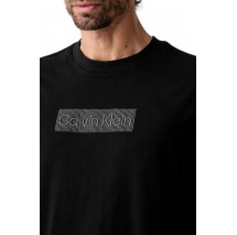 CALVIN KLEIN 20S EU RECT EMBRD CALVIN GRPH T-SHIRT ΜΠΛΟΥΖΑ ΑΝΔΡΙΚΗ BLACK