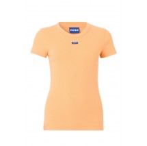 HUGO BOSS JERSEY BABY TEE B T-SHIRT ΜΠΛΟΥΖΑ ΓΥΝΑΙΚΕΙΑ ORANGE