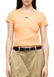 HUGO BOSS JERSEY BABY TEE B T-SHIRT ΜΠΛΟΥΖΑ ΓΥΝΑΙΚΕΙΑ ORANGE