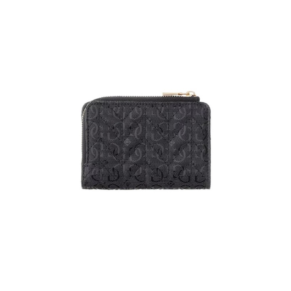 GUESS STACEY SLG ZIP ARND CARD CASE ΠΟΡΤΟΦΟΛΙ ΓΥΝΑΙΚΕΙΟ BLACK