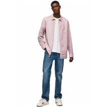 PEPE JEANS PARKER LONG ΠΟΥΚΑΜΙΣΟ ΑΝΔΡΙΚΟ PINK