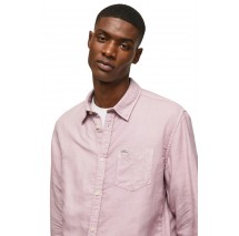 PEPE JEANS PARKER LONG ΠΟΥΚΑΜΙΣΟ ΑΝΔΡΙΚΟ PINK