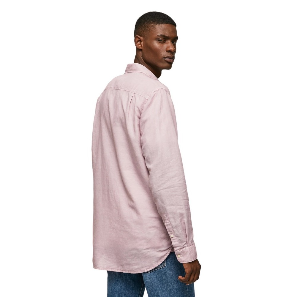 PEPE JEANS PARKER LONG ΠΟΥΚΑΜΙΣΟ ΑΝΔΡΙΚΟ PINK