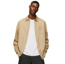 PEPE JEANS PARKER LONG ΠΟΥΚΑΜΙΣΟ ΑΝΔΡΙΚΟ BEIGE