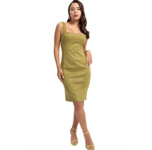 GUESS SL ROSSELLA DRESS ΦΟΡΕΜΑ ΓΥΝΑΙΚΕΙΟ GREEN