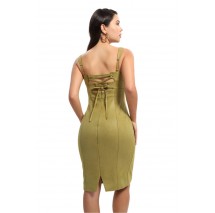 GUESS SL ROSSELLA DRESS ΦΟΡΕΜΑ ΓΥΝΑΙΚΕΙΟ GREEN