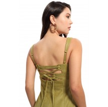 GUESS SL ROSSELLA DRESS ΦΟΡΕΜΑ ΓΥΝΑΙΚΕΙΟ GREEN