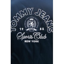 TOMMY JEANS COLLAR SATIN VARSITY JACKET ΜΠΟΥΦΑΝ ΓΥΝΑΙΚΕΙΟ NAVY