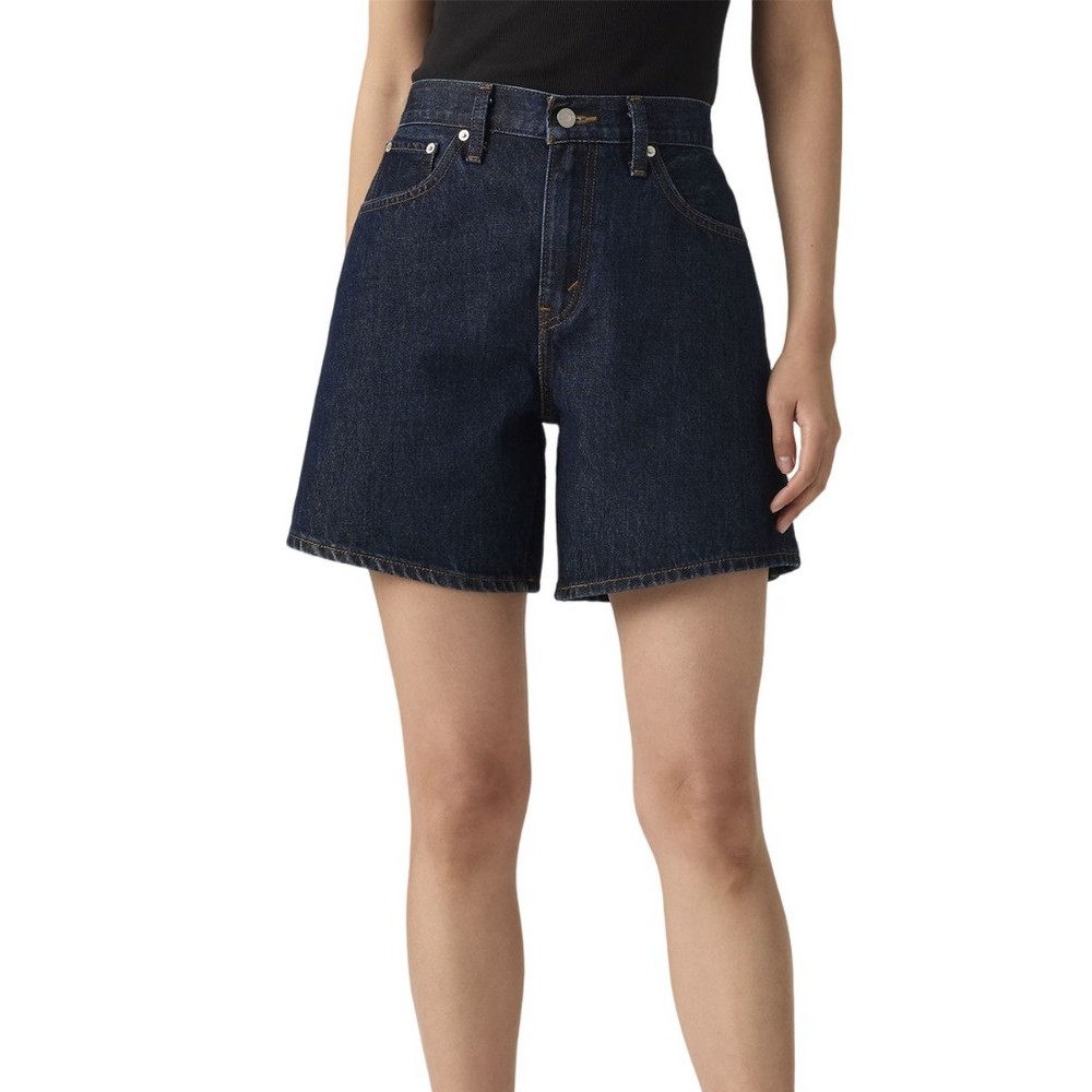 LEVIS HIGH BAGGY SHORT ΣΟΡΤΣ ΓΥΝΑΙΚΕΙΟ DARK INDIGO