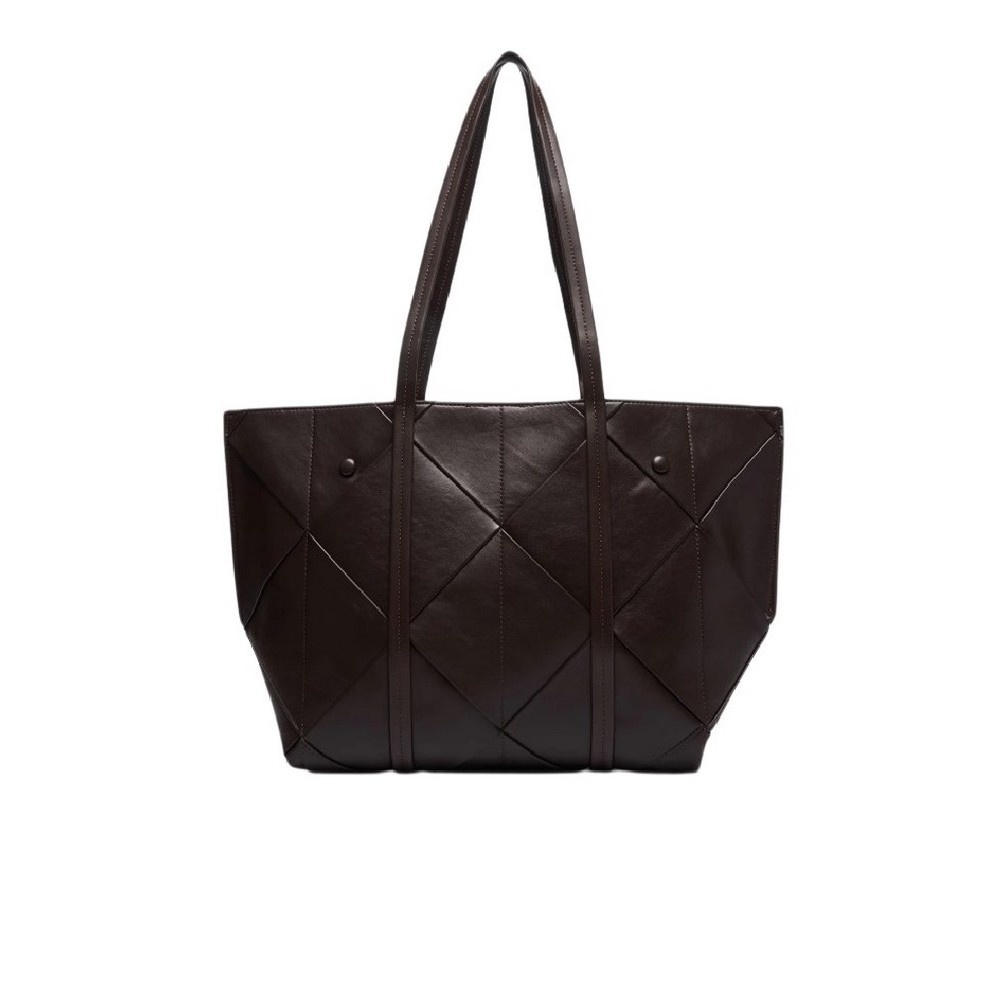 CALVIN KLEIN WOVEN MEDIUM CARRYALL ΤΣΑΝΤΑ ΓΥΝΑΙΚΕΙΑ BROWN