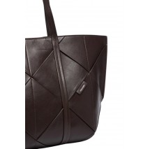 CALVIN KLEIN WOVEN MEDIUM CARRYALL ΤΣΑΝΤΑ ΓΥΝΑΙΚΕΙΑ BROWN