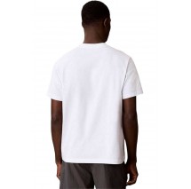 CALVIN KLEIN JEANS 20s EU SPW HD SHIN STNDRD GRA T-SHIRT ΜΠΛΟΥΖΑ ΑΝΔΡΙΚΗ BRIGHT WHITE