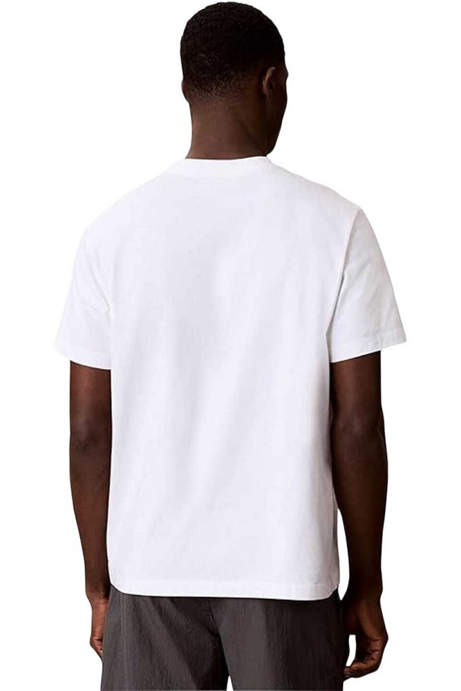 CALVIN KLEIN JEANS 20s EU SPW HD SHIN STNDRD GRA T-SHIRT ΜΠΛΟΥΖΑ ΑΝΔΡΙΚΗ BRIGHT WHITE
