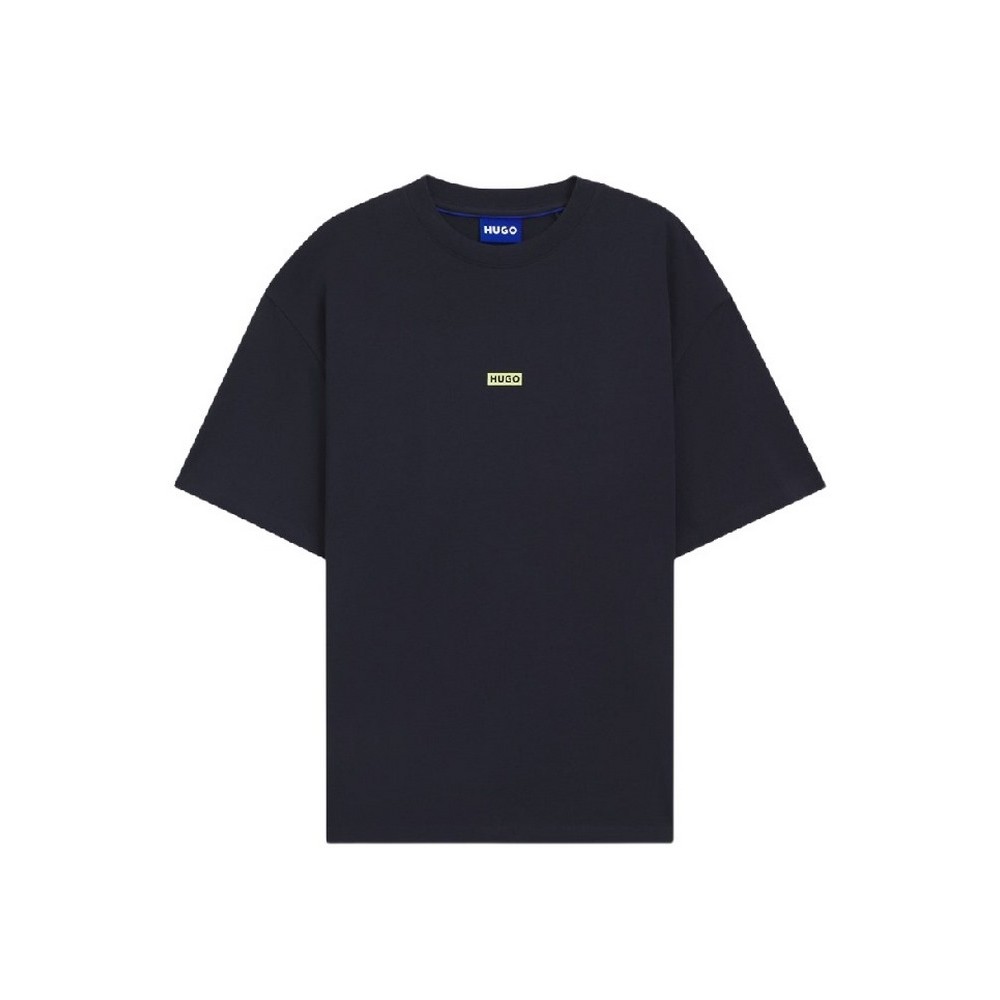 HUGO BOSS JERSEY NALONO T-SHIRT ΜΠΛΟΥΖΑ ΑΝΔΡΙΚΗ NAVY