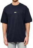 HUGO BOSS JERSEY NALONO T-SHIRT ΜΠΛΟΥΖΑ ΑΝΔΡΙΚΗ NAVY