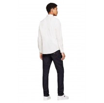 TOMMY JEANS ORIGINAL STRETCH SHIRT ΠΟΥΚΑΜΙΣΟ ΑΝΔΡΙΚΟ WHITE