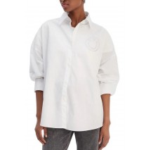 HUGO BOSS TAILORED BLOUSE EDAFNE B ΠΟΥΚΑΜΙΣΟ ΓΥΝΑΙΚΕΙΟ WHITE