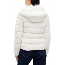 TOMMY JEANS SLIM HOOD PUFFER DOWN EXT ΜΠΟΥΦΑΝ ΓΥΝΑΙΚΕΙΟ OFF WHITE