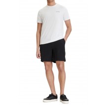 CALVIN KLEIN MICRO LOGO CREWNECK T-SHIRT ΜΠΛΟΥΖΑ ΑΝΔΡΙΚΗ BRIGHT WHITE