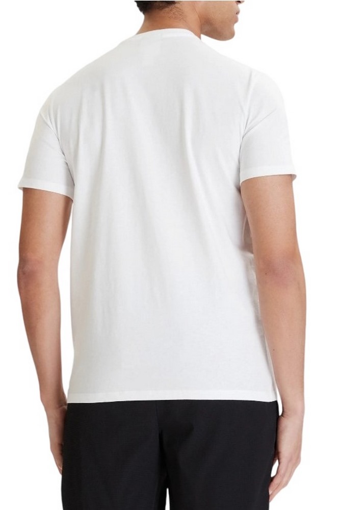CALVIN KLEIN MICRO LOGO CREWNECK T-SHIRT ΜΠΛΟΥΖΑ ΑΝΔΡΙΚΗ BRIGHT WHITE