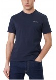 CALVIN KLEIN MICRO LOGO CREWNECK T-SHIRT ΜΠΛΟΥΖΑ ΑΝΔΡΙΚΗ NAVY