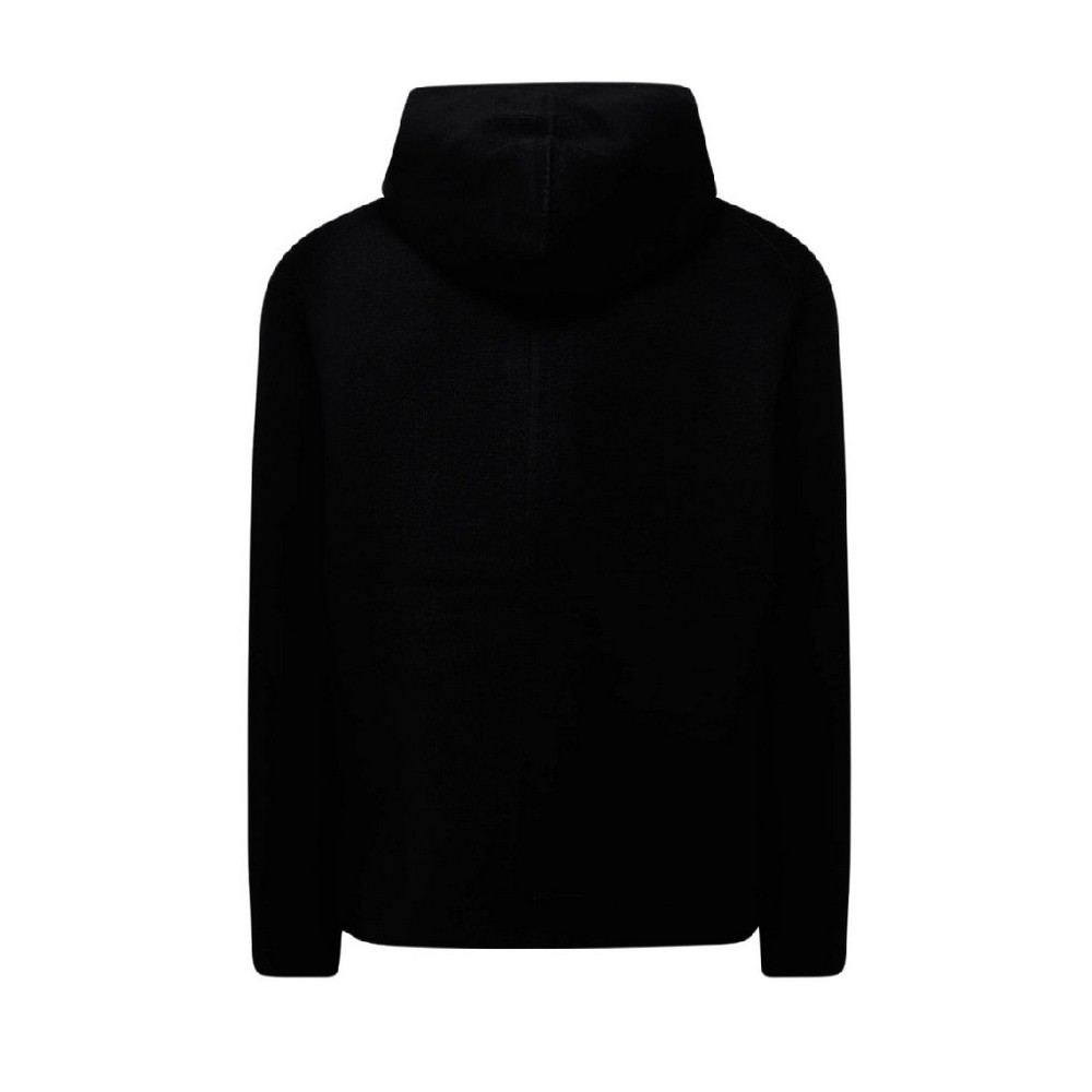 CALVIN KLEIN TECH KNIT HOODED FZ SWEATER ΖΑΚΕΤΑ ΠΛΕΚΤΗ ΑΝΔΡΙΚΗ BLACK