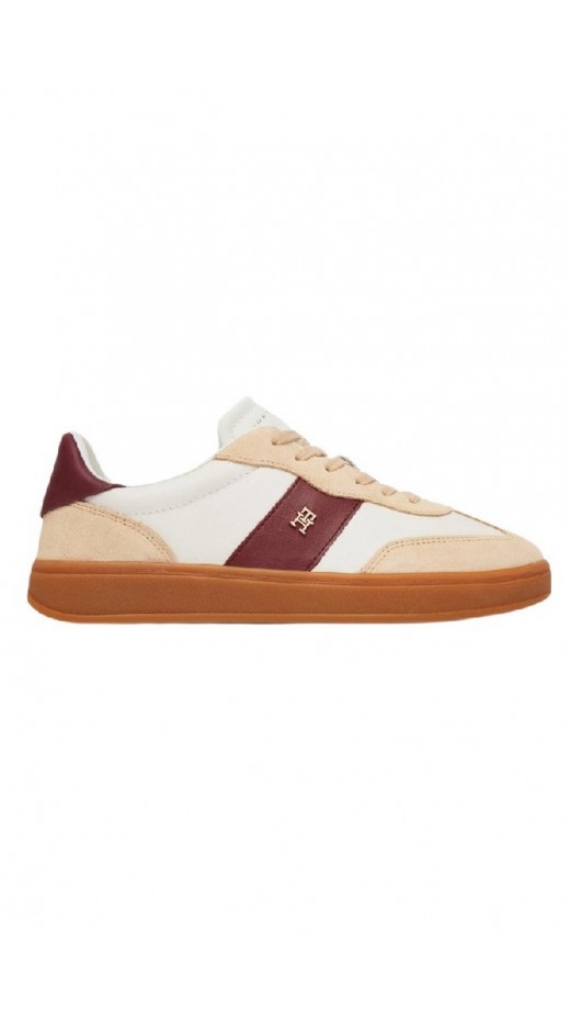 TOMMY HILFIGER PREMIUM HERITAGE SNEAKER ΠΑΠΟΥΤΣΙ ΓΥΝΑΙΚΕΙΟ BEIGE