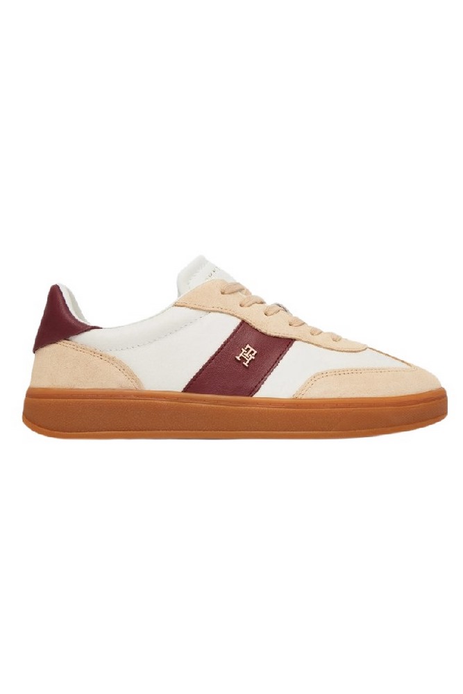 TOMMY HILFIGER PREMIUM HERITAGE SNEAKER ΠΑΠΟΥΤΣΙ ΓΥΝΑΙΚΕΙΟ BEIGE