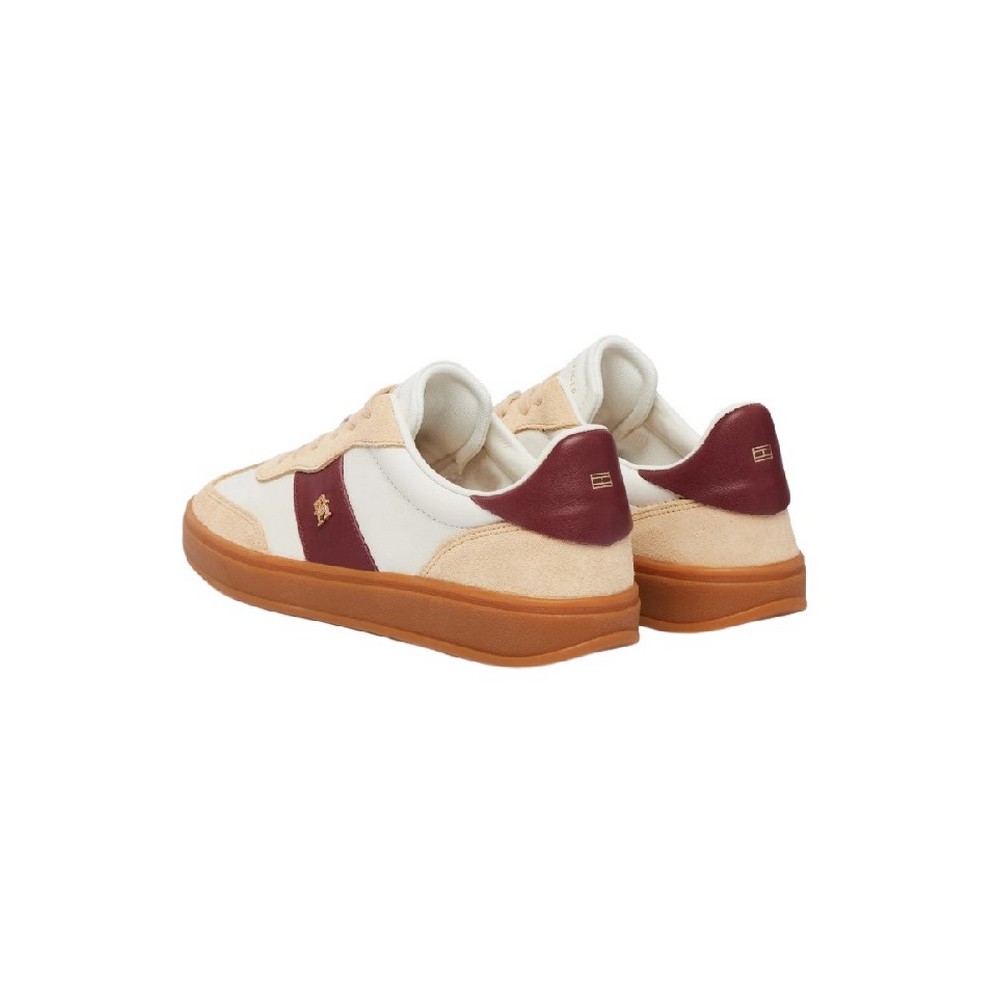 TOMMY HILFIGER PREMIUM HERITAGE SNEAKER ΠΑΠΟΥΤΣΙ ΓΥΝΑΙΚΕΙΟ BEIGE