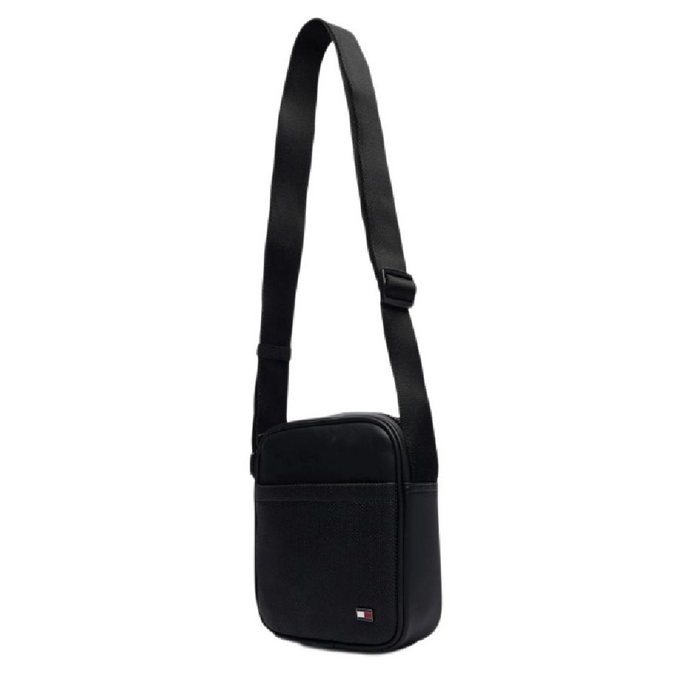 TOMMY HILFIGER FOUNDATION MINI REPORTER ΤΣΑΝΤΑ ΑΝΔΡΙΚΗ BLACK