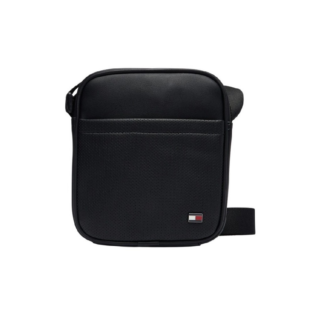 TOMMY HILFIGER FOUNDATION MINI REPORTER ΤΣΑΝΤΑ ΑΝΔΡΙΚΗ BLACK