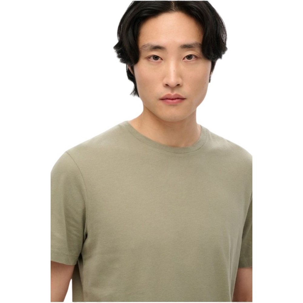 SUPERDRY D1 OVIN CLASSIC ESSENTIAL T-SHIRT ΜΠΛΟΥΖΑ ΑΝΔΡΙΚΗ MILITARY GREEN