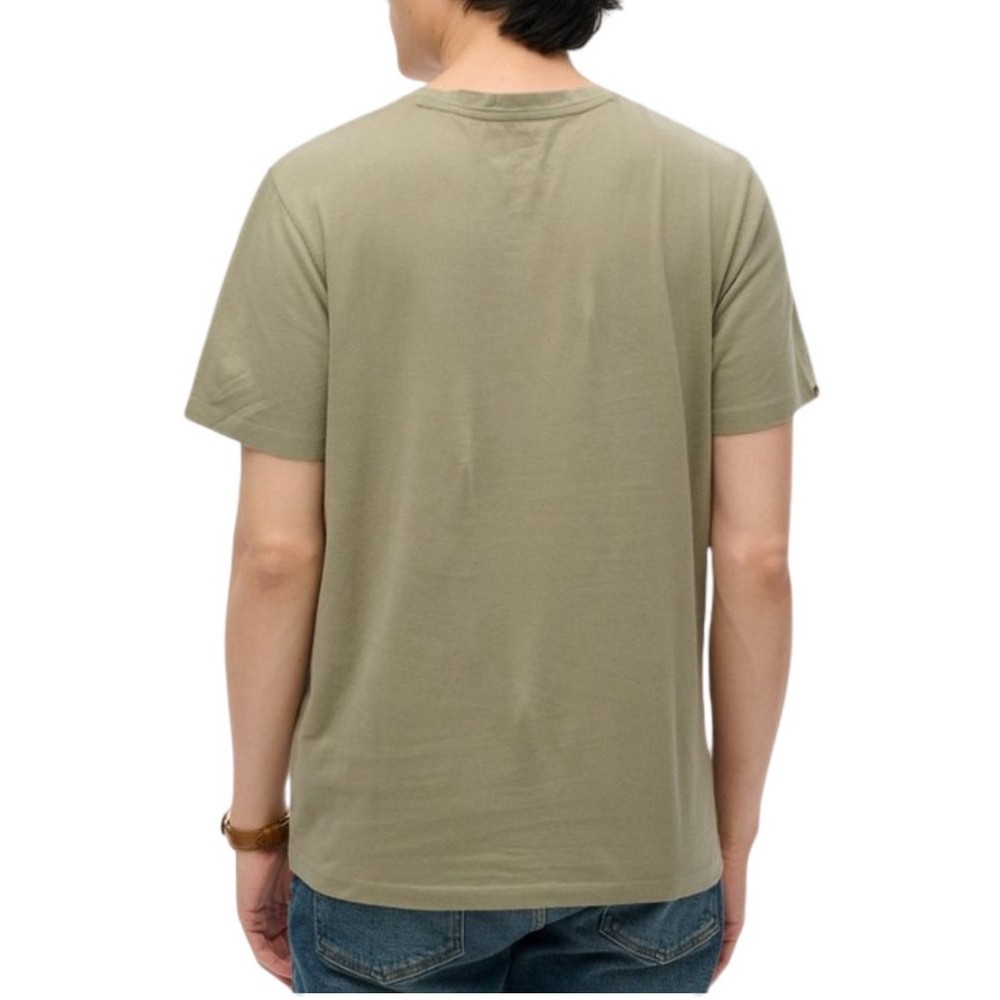 SUPERDRY D1 OVIN CLASSIC ESSENTIAL T-SHIRT ΜΠΛΟΥΖΑ ΑΝΔΡΙΚΗ MILITARY GREEN