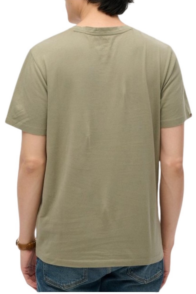 SUPERDRY D1 OVIN CLASSIC ESSENTIAL T-SHIRT ΜΠΛΟΥΖΑ ΑΝΔΡΙΚΗ MILITARY GREEN