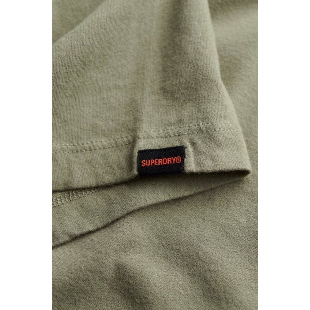 SUPERDRY D1 OVIN CLASSIC ESSENTIAL T-SHIRT ΜΠΛΟΥΖΑ ΑΝΔΡΙΚΗ MILITARY GREEN