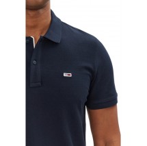 TOMMY JEANS SLIM PLACKET POLO EXT T-SHIRT ΜΠΛΟΥΖΑ ΑΝΔΡΙΚΗ NAVY