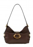 GUESS CAMDEN MINI SHOULDER BAG ΤΣΑΝΤΑ ΓΥΝΑΙΚΕΙΑ ESPRESSO