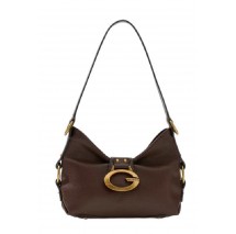 GUESS CAMDEN MINI SHOULDER BAG ΤΣΑΝΤΑ ΓΥΝΑΙΚΕΙΑ ESPRESSO